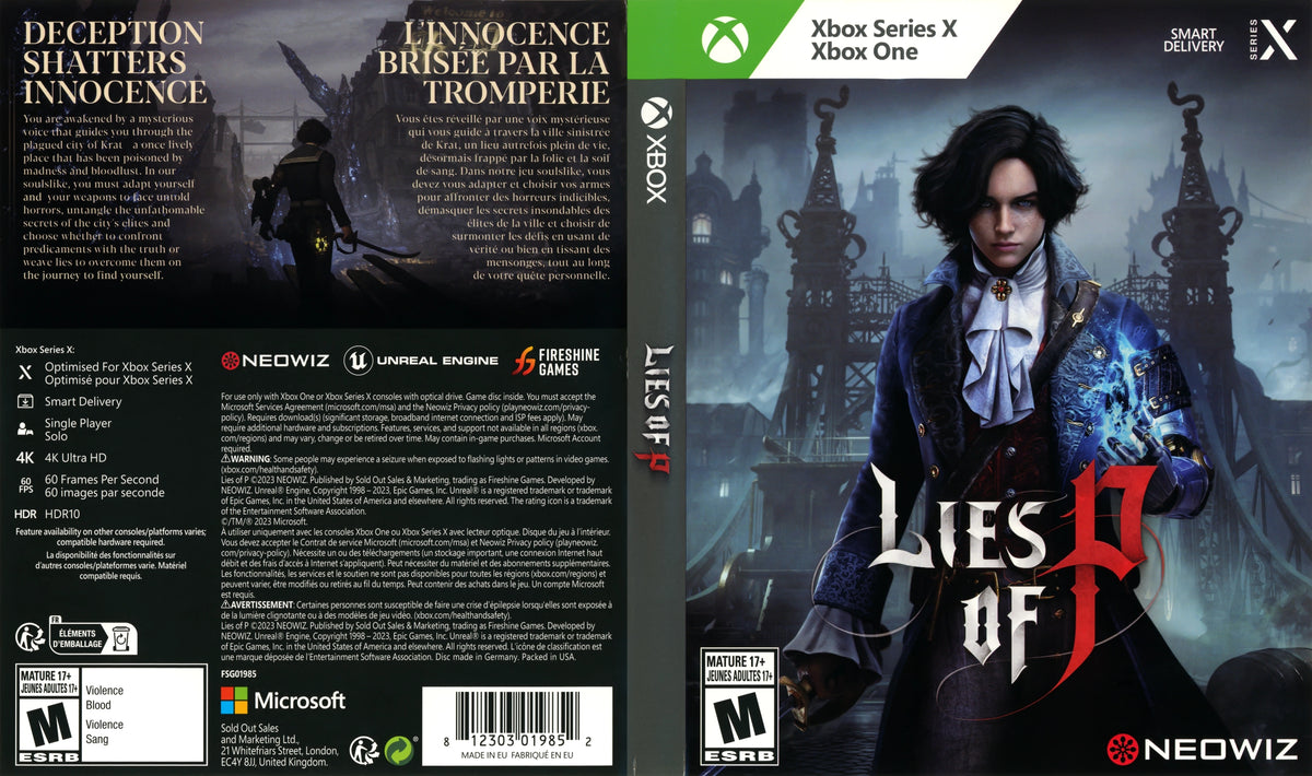 Lies of P Xbox Series X - Video Game - Used - CaveGamers - Image 4