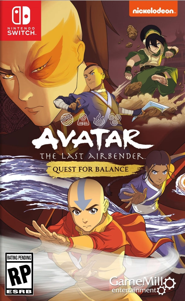 Avatar The Last Airbender: Quest for Balance Switch - Video Game - Used - CaveGamers