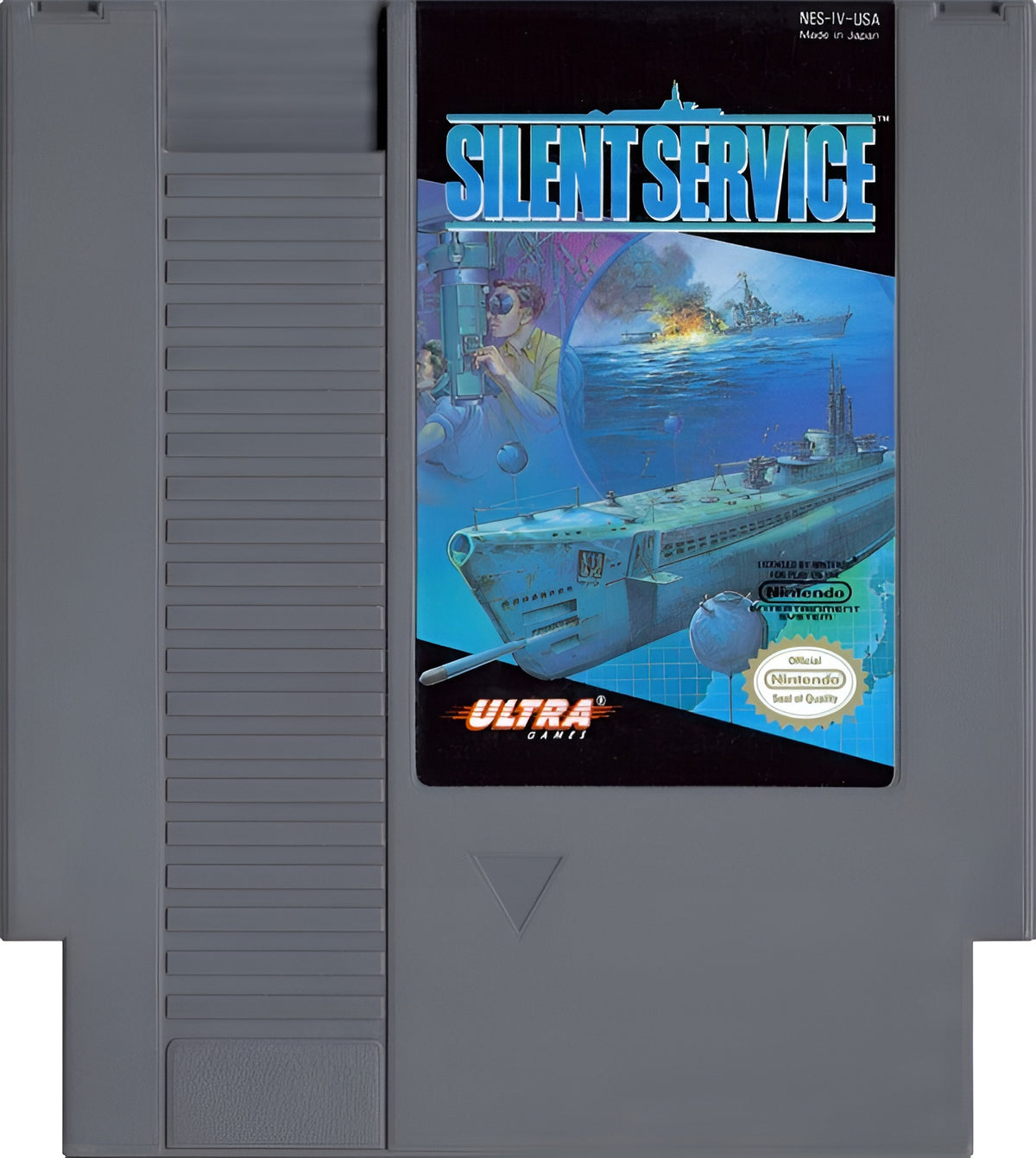 Silent Service NES - Video Game - Used - CaveGamers - Image 3