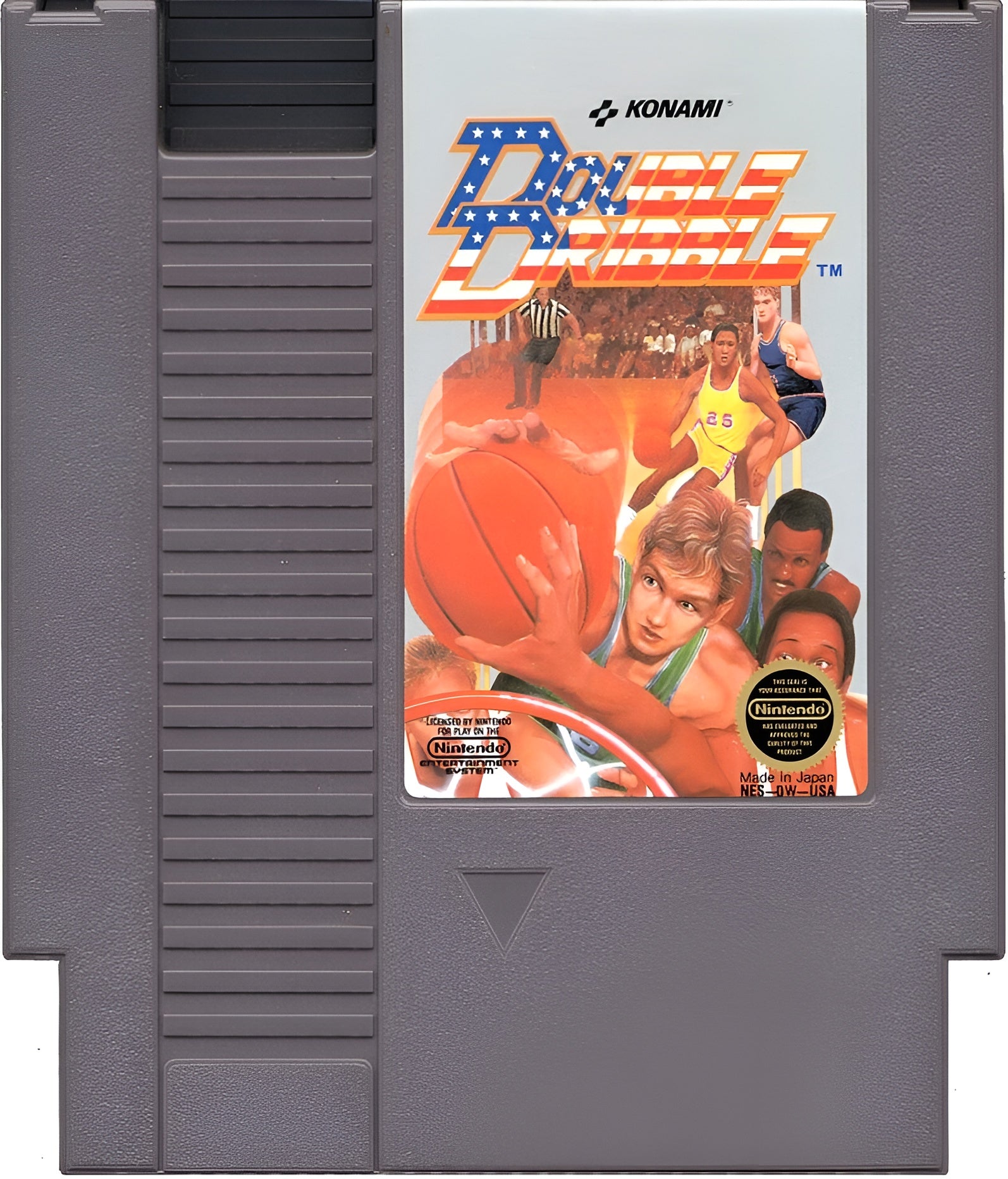 Double Dribble NES - Video Game - Used - CaveGamers - Image 3