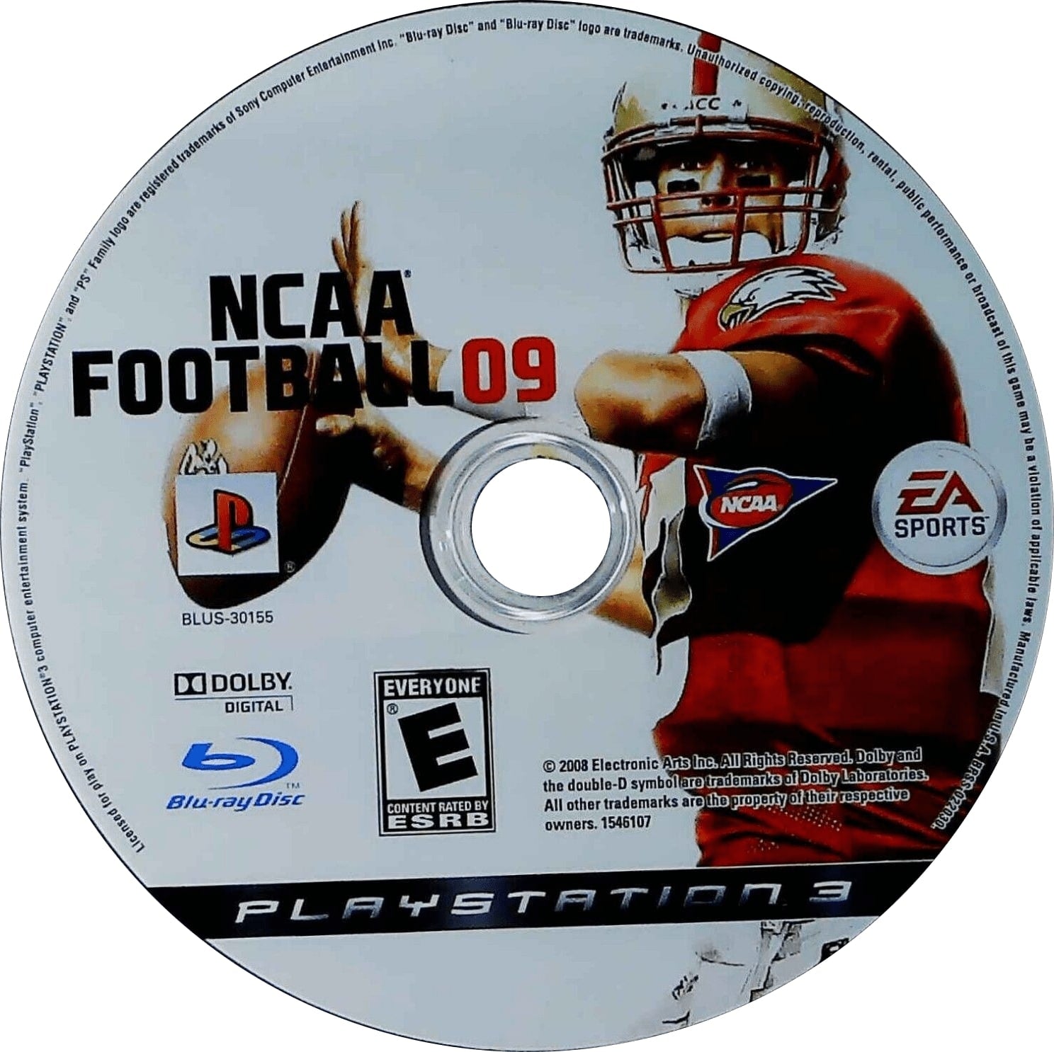 NCAA Football 09 PS3 - Video Game - Used - CaveGamers - Image 3