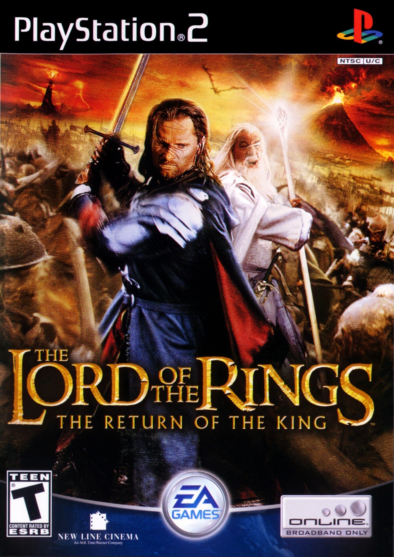 The Lord of the Rings: The Return of the King PS2 - Video Game - Used - CaveGamers