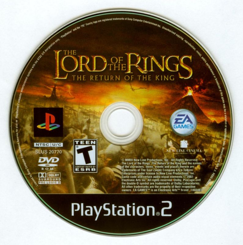 The Lord of the Rings: The Return of the King PS2 - Video Game - Used - CaveGamers - Image 3