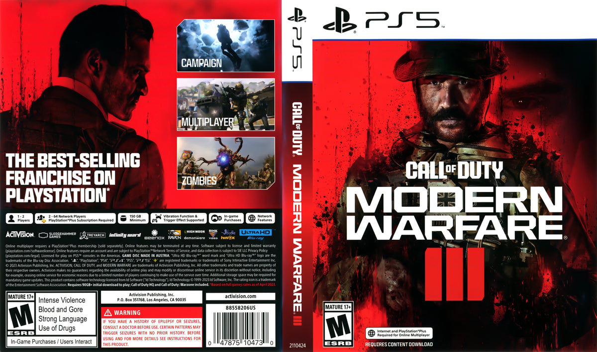Call of Duty: Modern Warfare III PS5 - Video Game - Used - CaveGamers - Image 4
