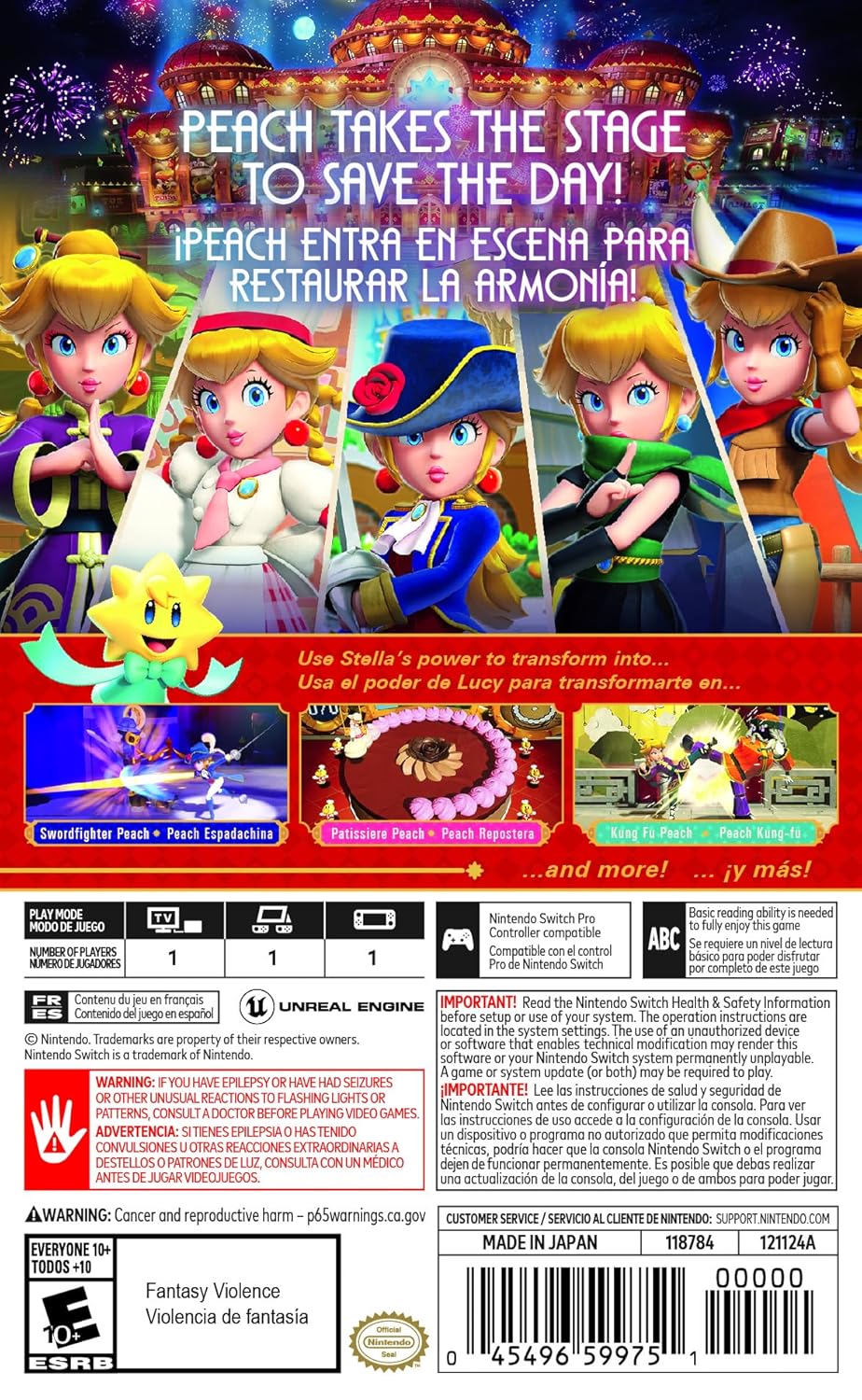 Princess Peach: Showtime Switch - Video Game - Used - CaveGamers - Image 2