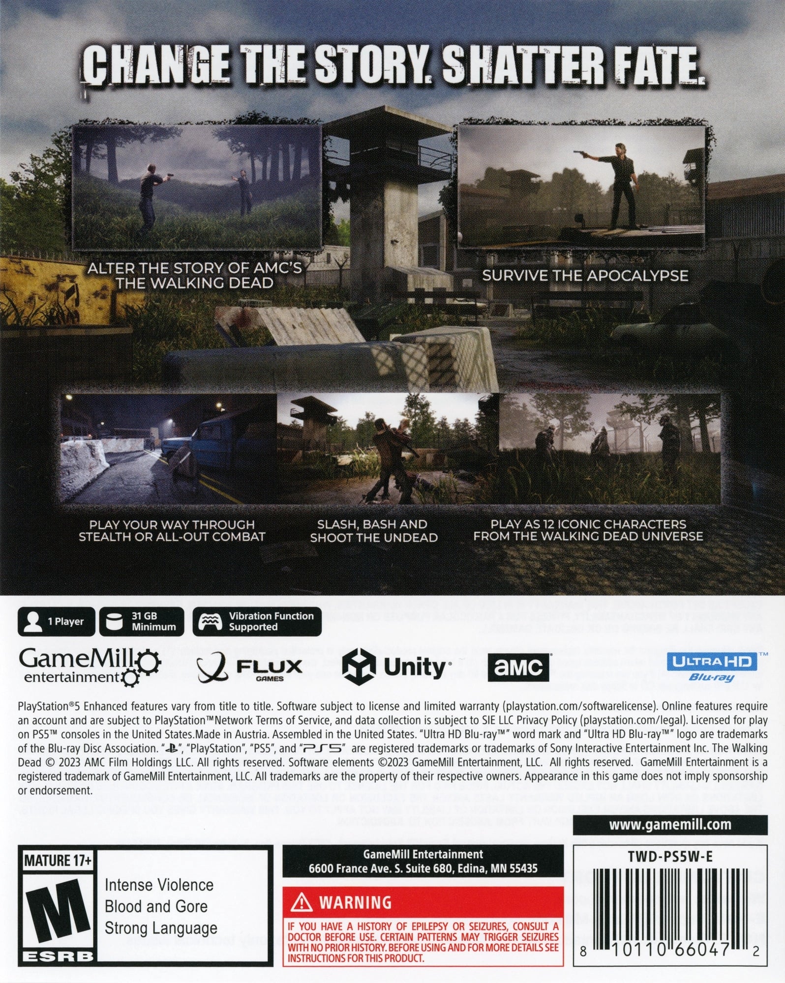 The Walking Dead: Destinies PS5 - Video Game - Used - CaveGamers - Image 2