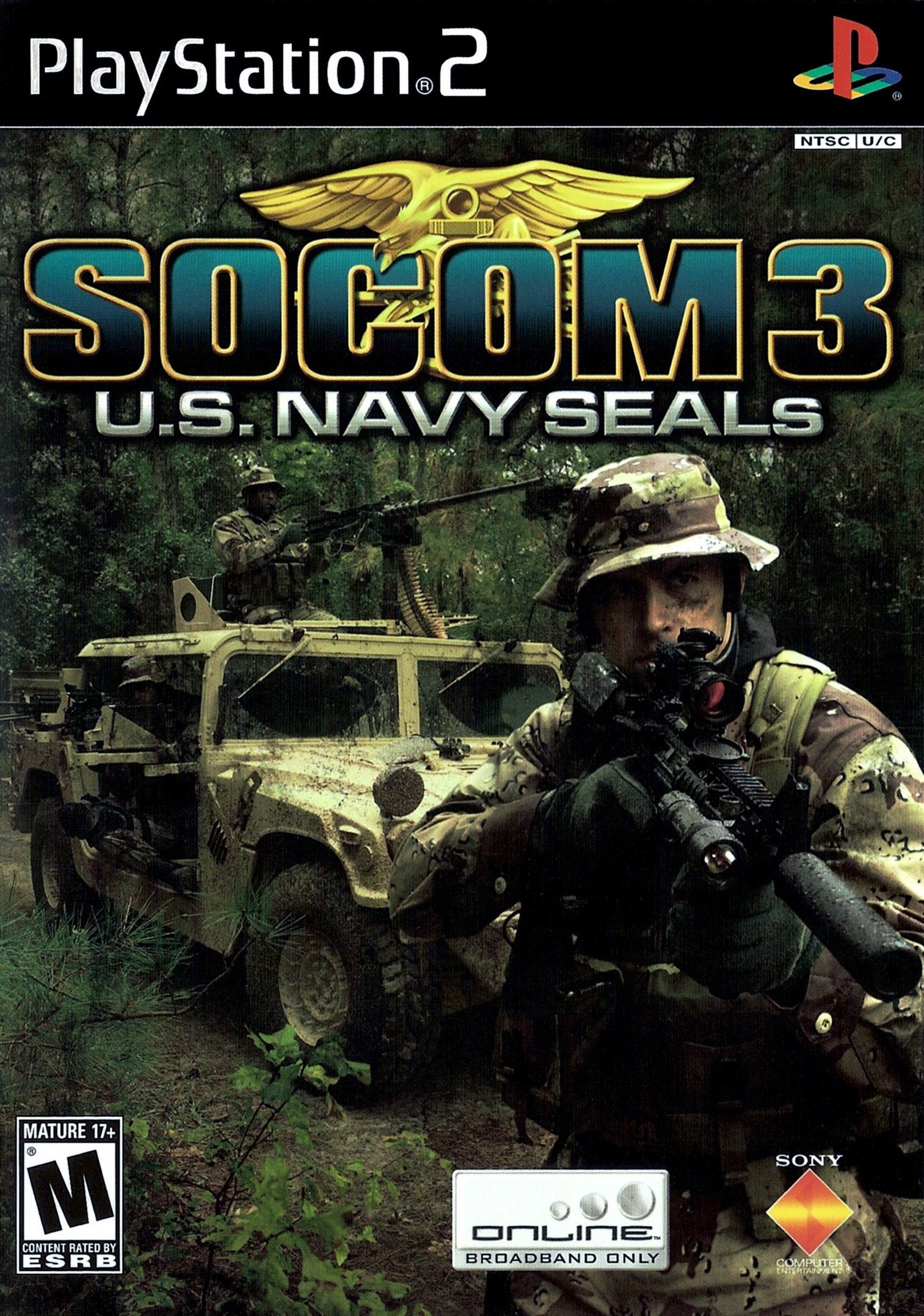 SOCOM 3 U.S. Navy Seals PS2 - Video Game - Used - CaveGamers