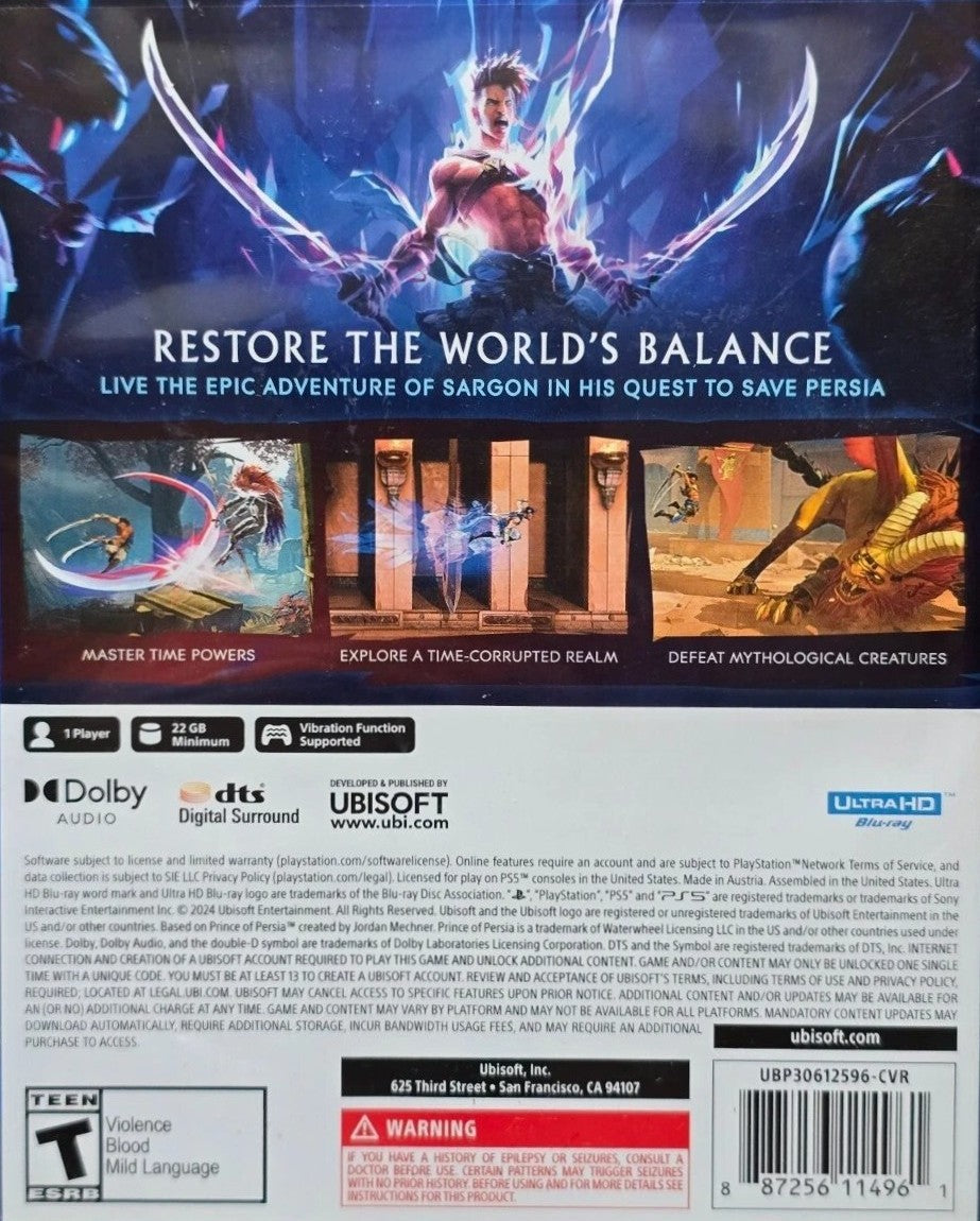Prince Of Persia: The Lost Crown PS5 - Video Game - Used - CaveGamers - Image 2