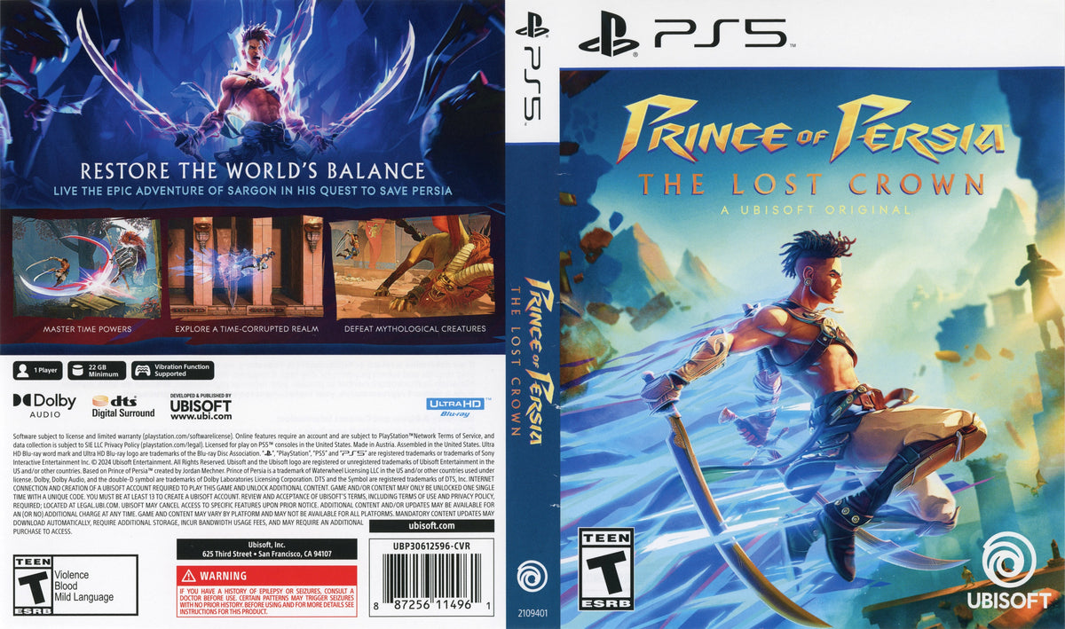 Prince Of Persia: The Lost Crown PS5 - Video Game - Used - CaveGamers - Image 4
