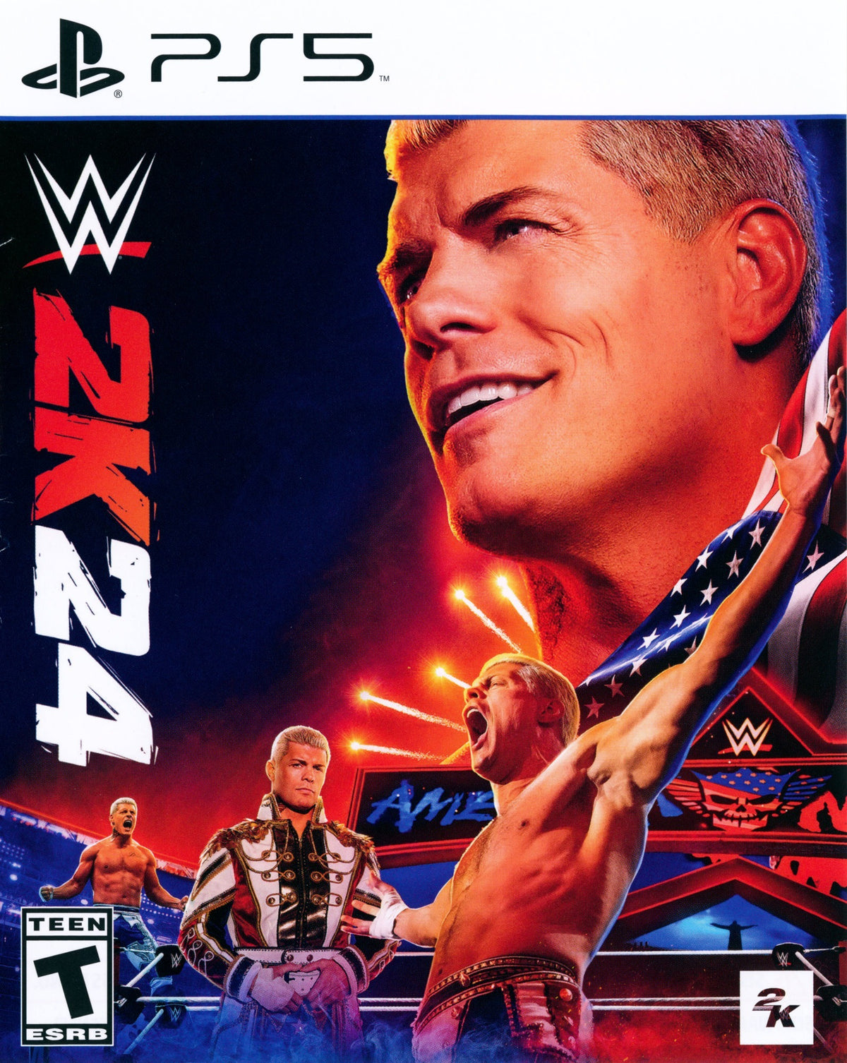 WWE 2K24 PS5 - Video Game - Used - CaveGamers
