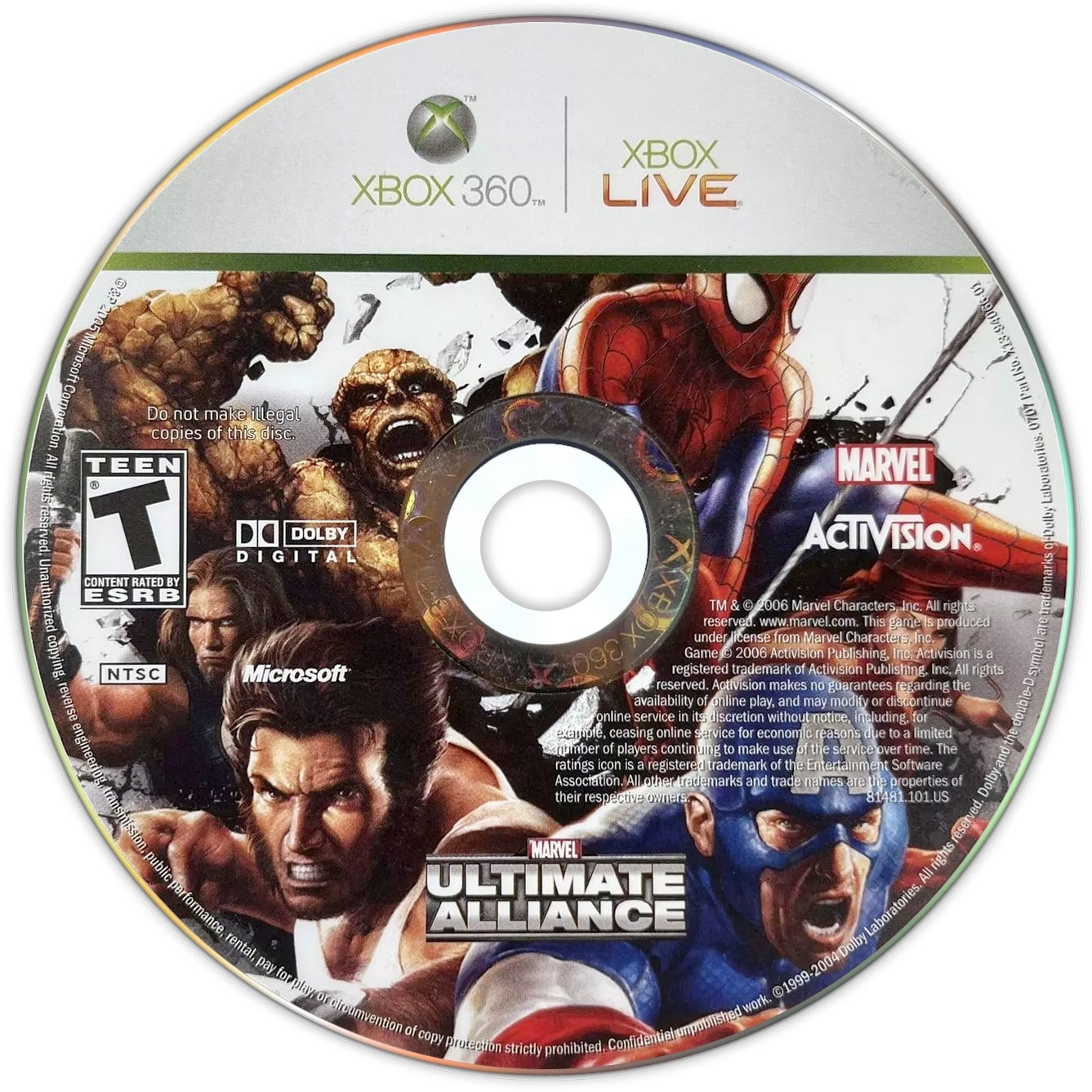 Marvel Ultimate Alliance Xbox 360 - Video Game - Used - CaveGamers - Image 3