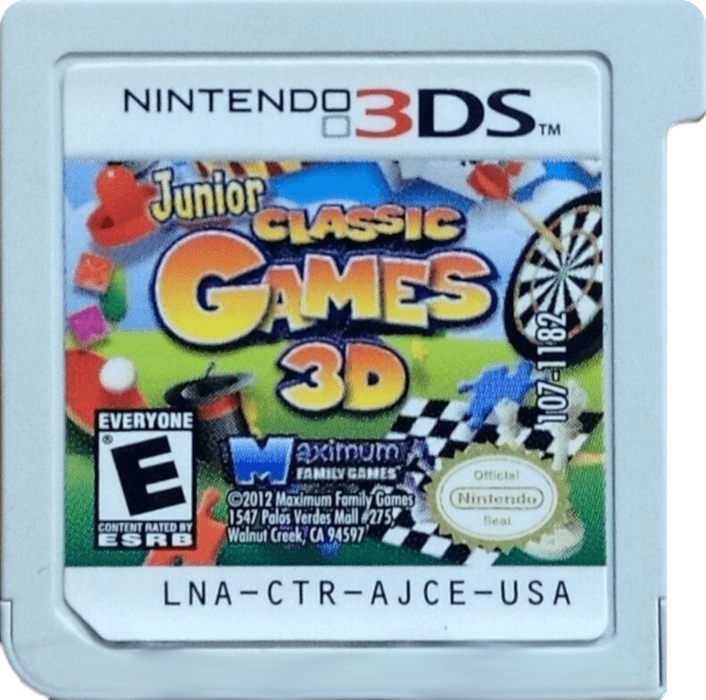 Junior Classic Games 3D 3DS - Video Game - Used - CaveGamers - Image 3