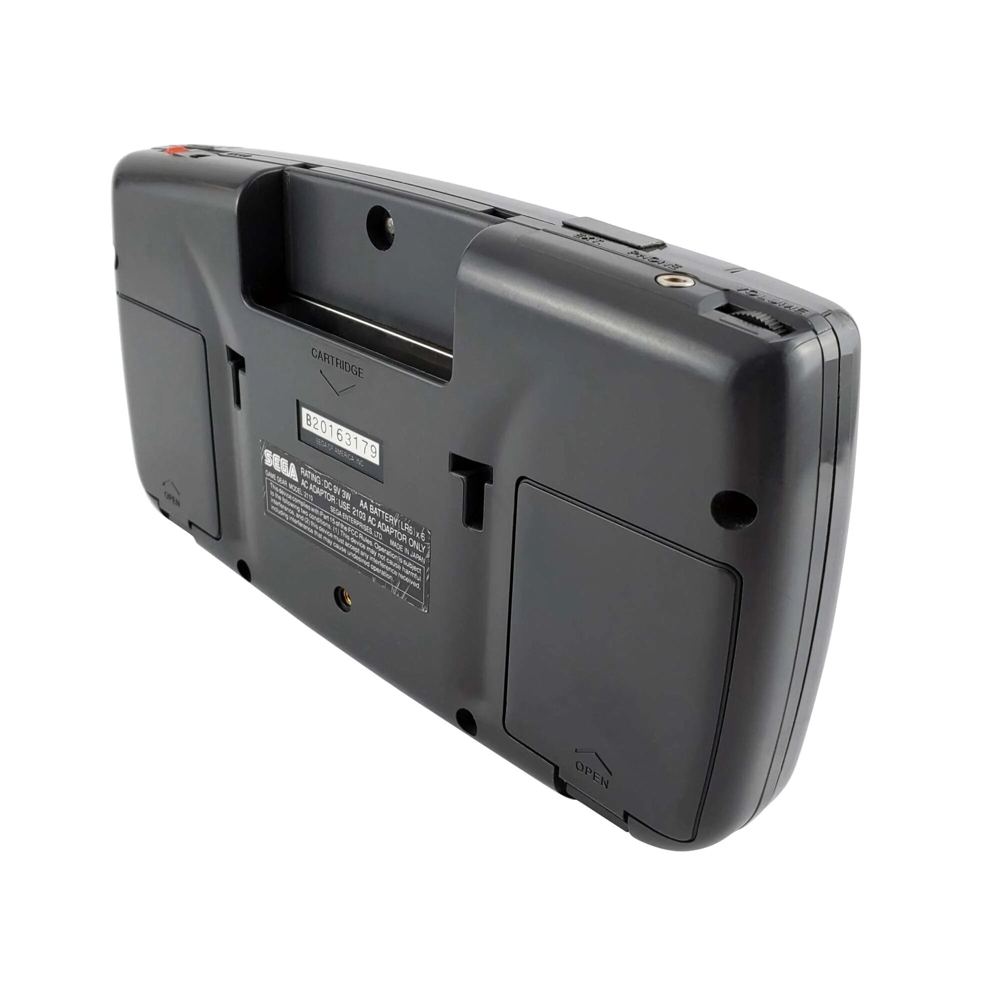 Sega Game Gear - Black GameGear - Video Game System - Used - CaveGamers - Image 2