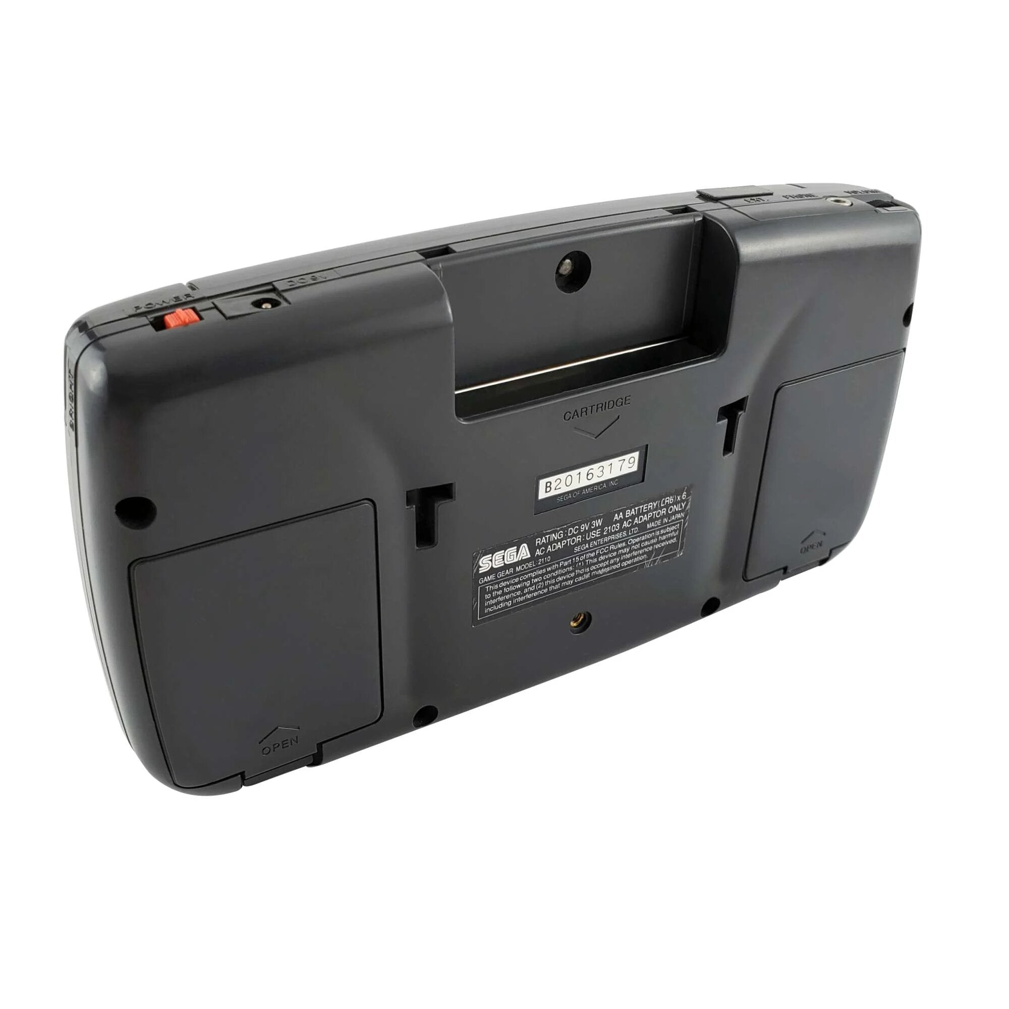 Sega Game Gear - Black GameGear - Video Game System - Used - CaveGamers - Image 3