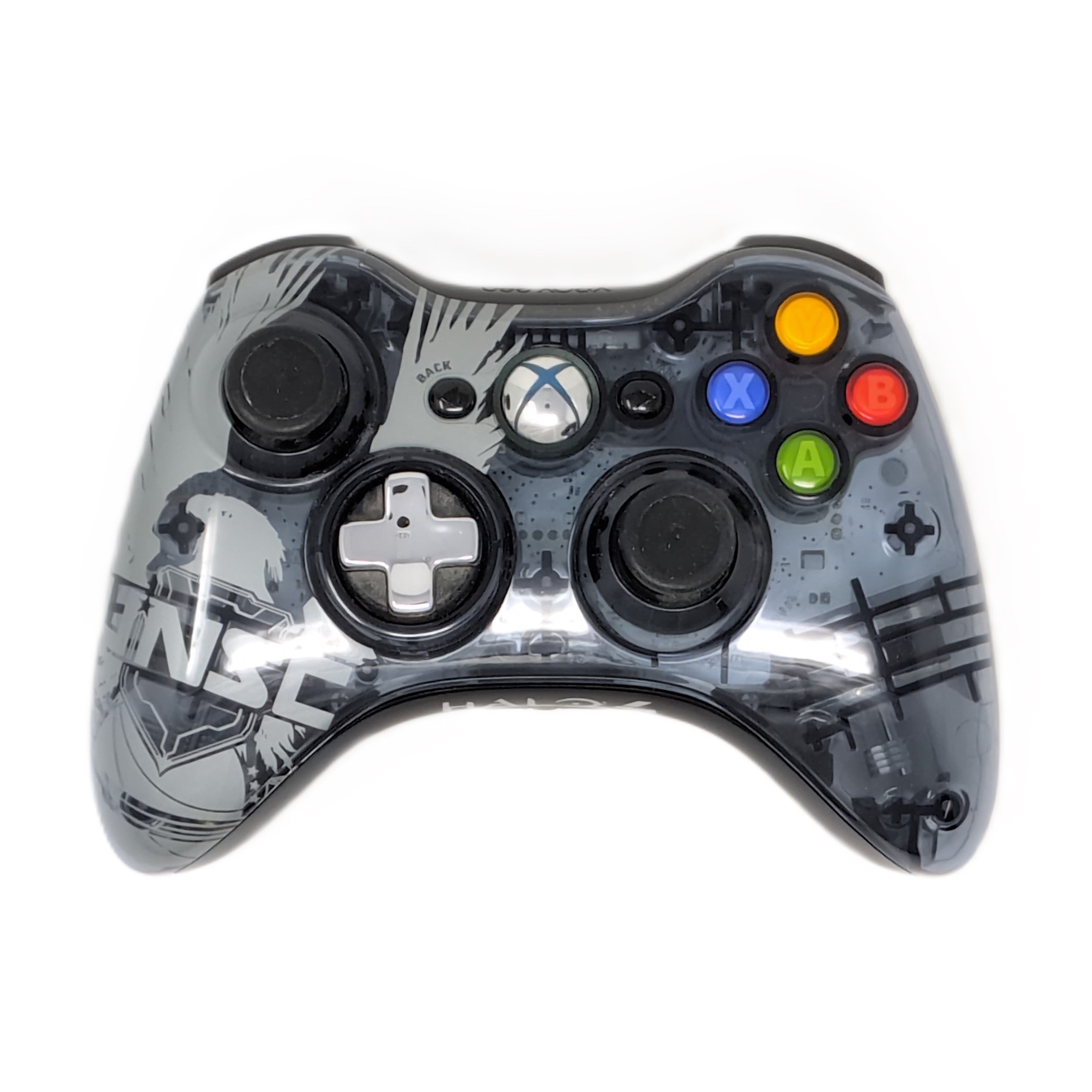 Xbox 360 Wireless Controller - Halo 4 UNSC Edition - Video Game Accessory - Used - CaveGamers