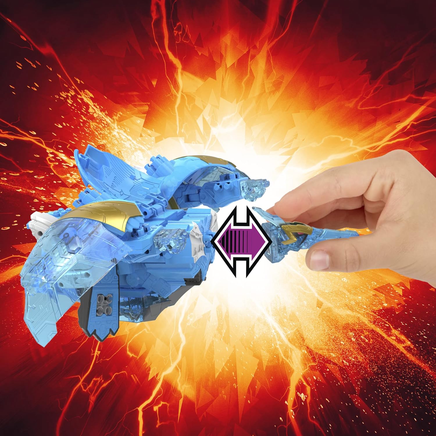 Power Rangers Dino Fury Ptera Freeze Zord Combining Zord Action Figures - Toys - New - CaveGamers - Image 5