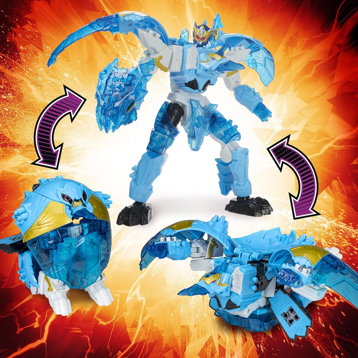 Power Rangers Dino Fury Ptera Freeze Zord Combining Zord Action Figures - Toys - New - CaveGamers - Image 6
