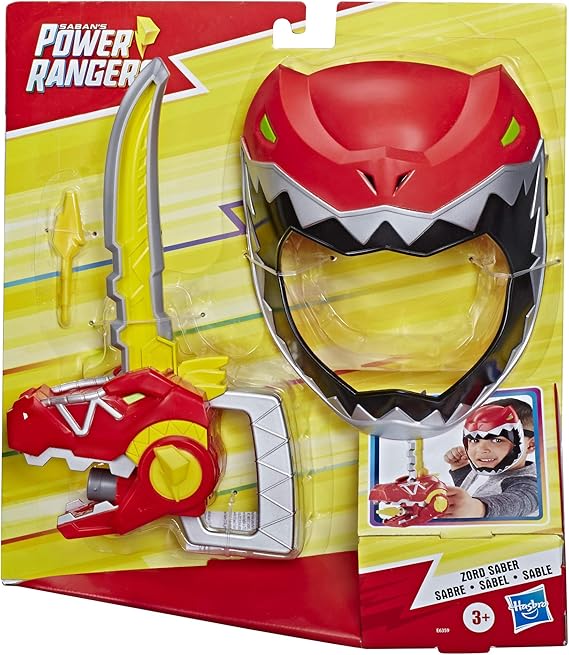 Playskool Heroes Power Rangers Zord Saber, Red Ranger Roleplay Mask with Sword Accessory - Toys - New - CaveGamers