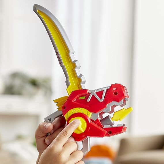 Playskool Heroes Power Rangers Zord Saber, Red Ranger Roleplay Mask with Sword Accessory - Toys - New - CaveGamers - Image 2