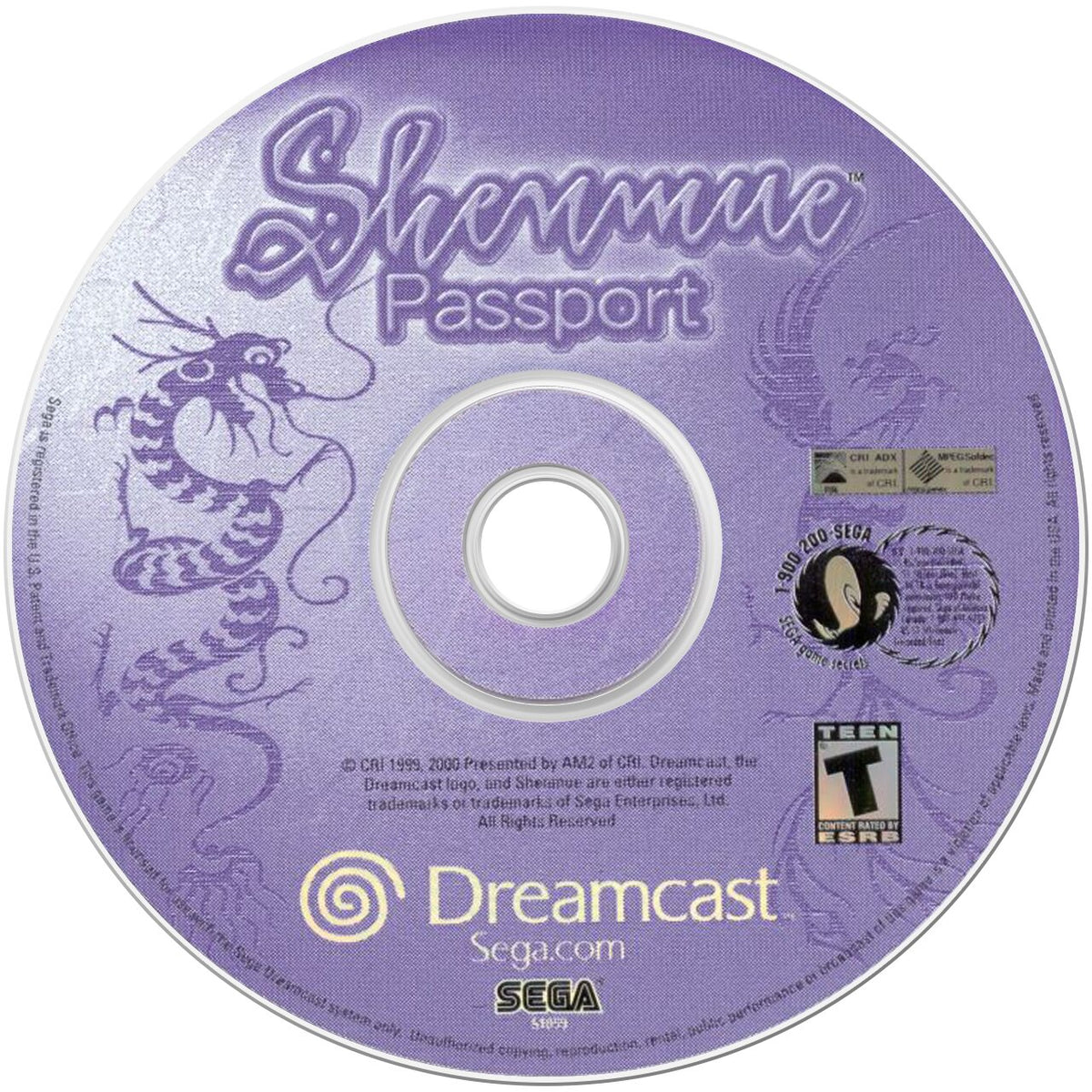 Shenmue Passport DreamCast - Video Game - Used - CaveGamers - Image 3