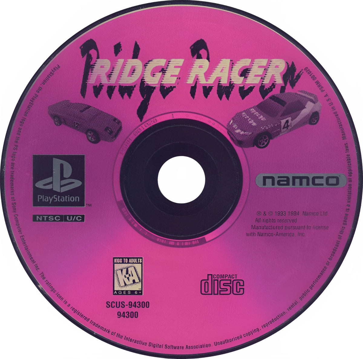 Ridge Racer Playstation - Video Game - Used - CaveGamers - Image 3
