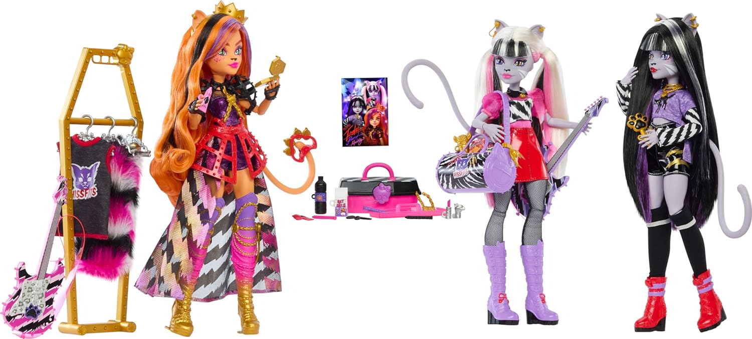 Mattel Monster High Dolls, the Hissfits Band three pack Action Figures - Toys - New - CaveGamers - Image 4