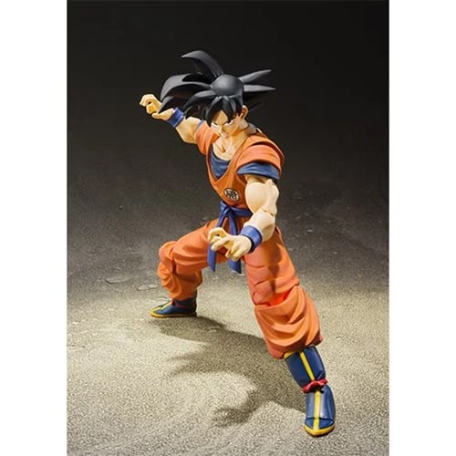 S.H.Figuarts Dragon Ball Z Son Goku A Saiyan Raised On Earth Action Figure Action Figures - Toys - New - CaveGamers - Image 4