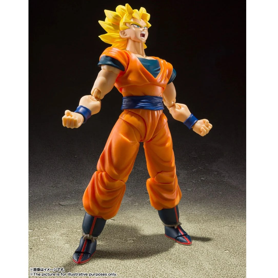 S.H.Figuarts Dragon Ball Z Super Saiyan Full Power Son Goku Action Figure Action Figures - Toys - New - CaveGamers - Image 4