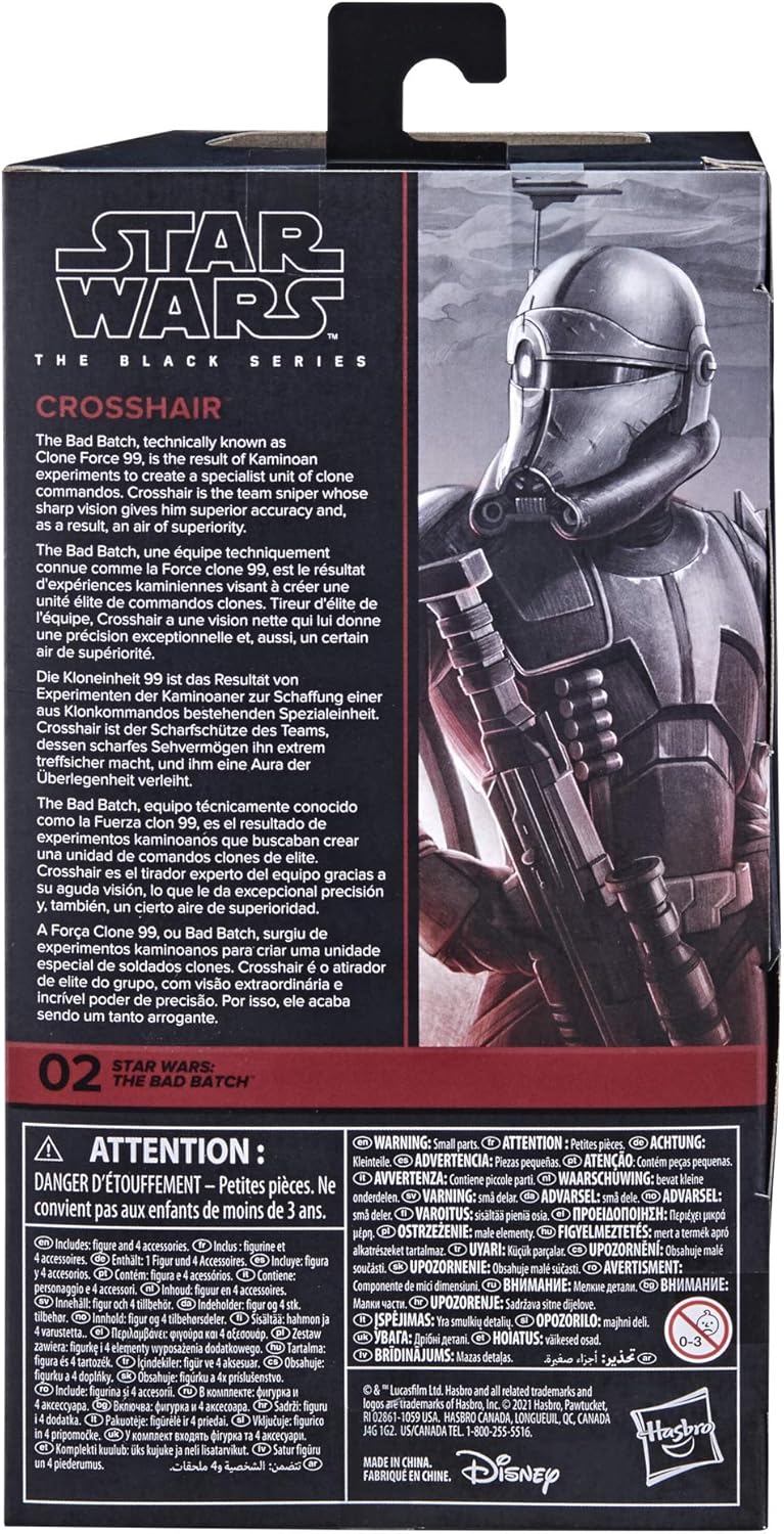 Star Wars: The Black Series - Bad Batch Clone Crosshair Action Figure Action Figures - Toys - New - CaveGamers - Image 2