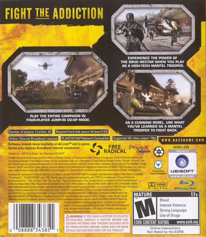 Haze PS3 - Video Game - Used - CaveGamers - Image 2