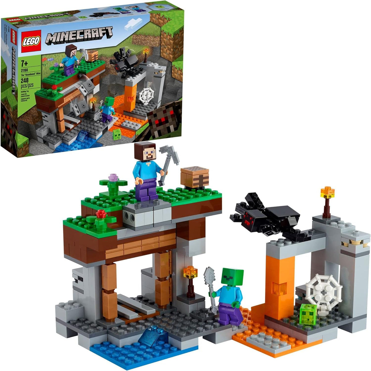 LEGO Minecraft The Abandoned Mine Building Set 21166 Building Sets - Toys - New - CaveGamers