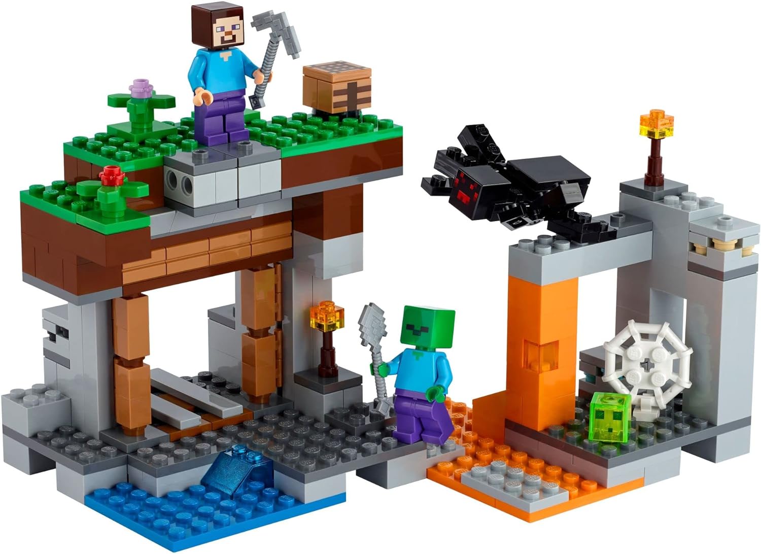 LEGO Minecraft The Abandoned Mine Building Set 21166 Building Sets - Toys - New - CaveGamers - Image 4