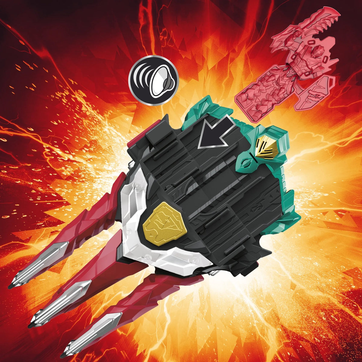 Power Rangers Dino Fury T-Rex Champion Zord Combining Zord Action Figures - Toys - New - CaveGamers - Image 7
