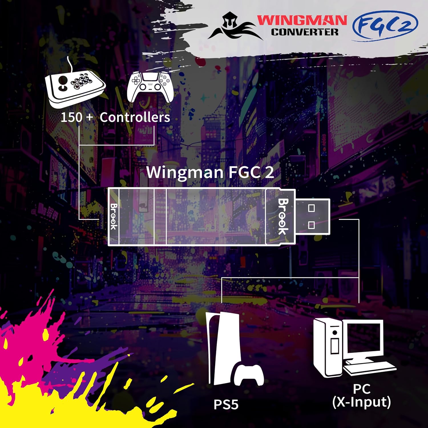 Brook Wingman FGC 2 - Video Game Accessory - New - CaveGamers - Image 3