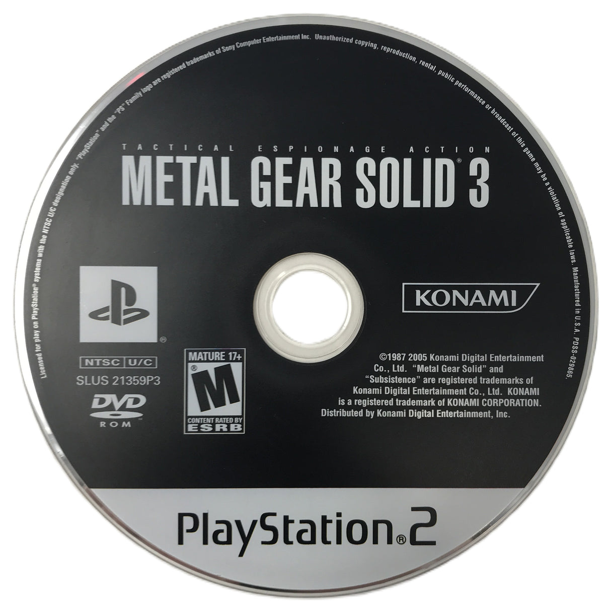 Metal Gear Solid 3: The Essential Collection PS2 - Video Game - Used - CaveGamers