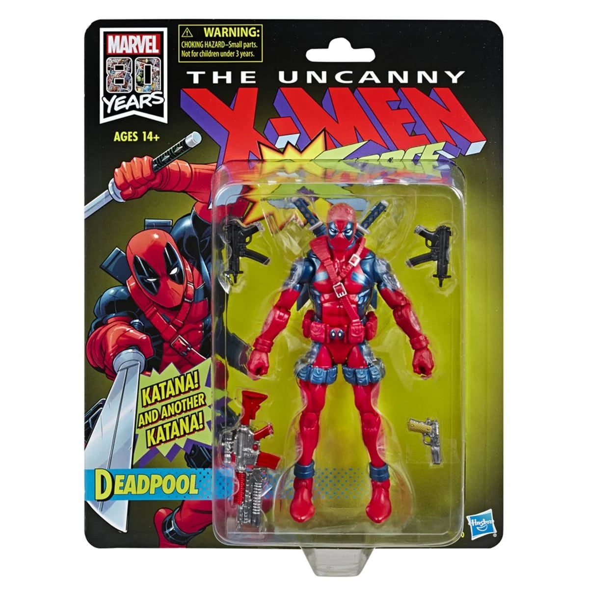 Marvel Legends X-Men Retro 6" Deadpool Action Figure Action Figures - Toys - New - CaveGamers