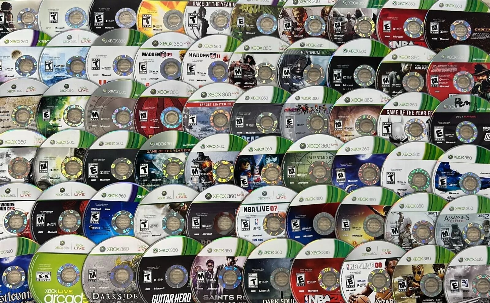 Mystery Mixed Lot of 15 Microsoft Xbox 360 Games - Video Game - Used - CaveGamers