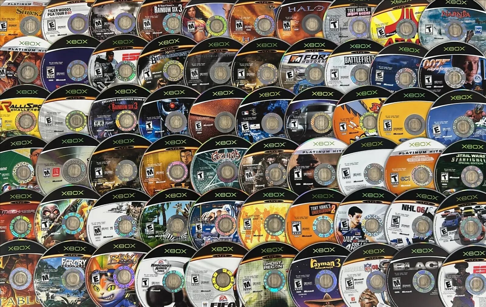 Mystery Mixed Lot of 15 Microsoft Xbox Games