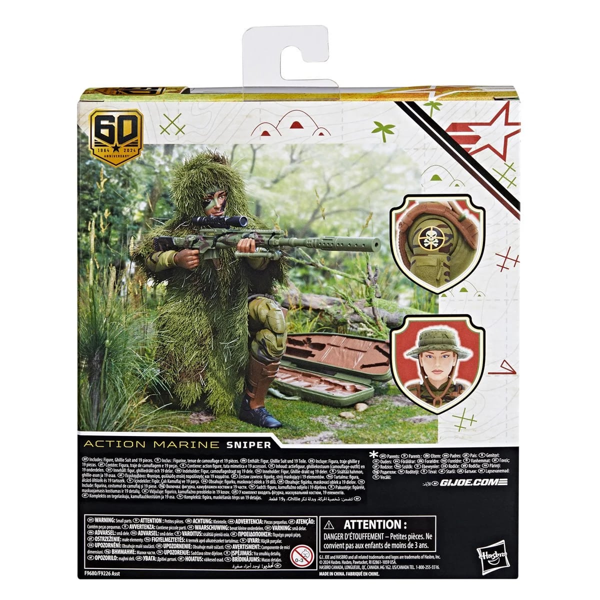 G.I. Joe Classified Series 60th Anniversary 6" Action Marine Sniper Action Figure Action Figures - Toys - New - CaveGamers - Image 2