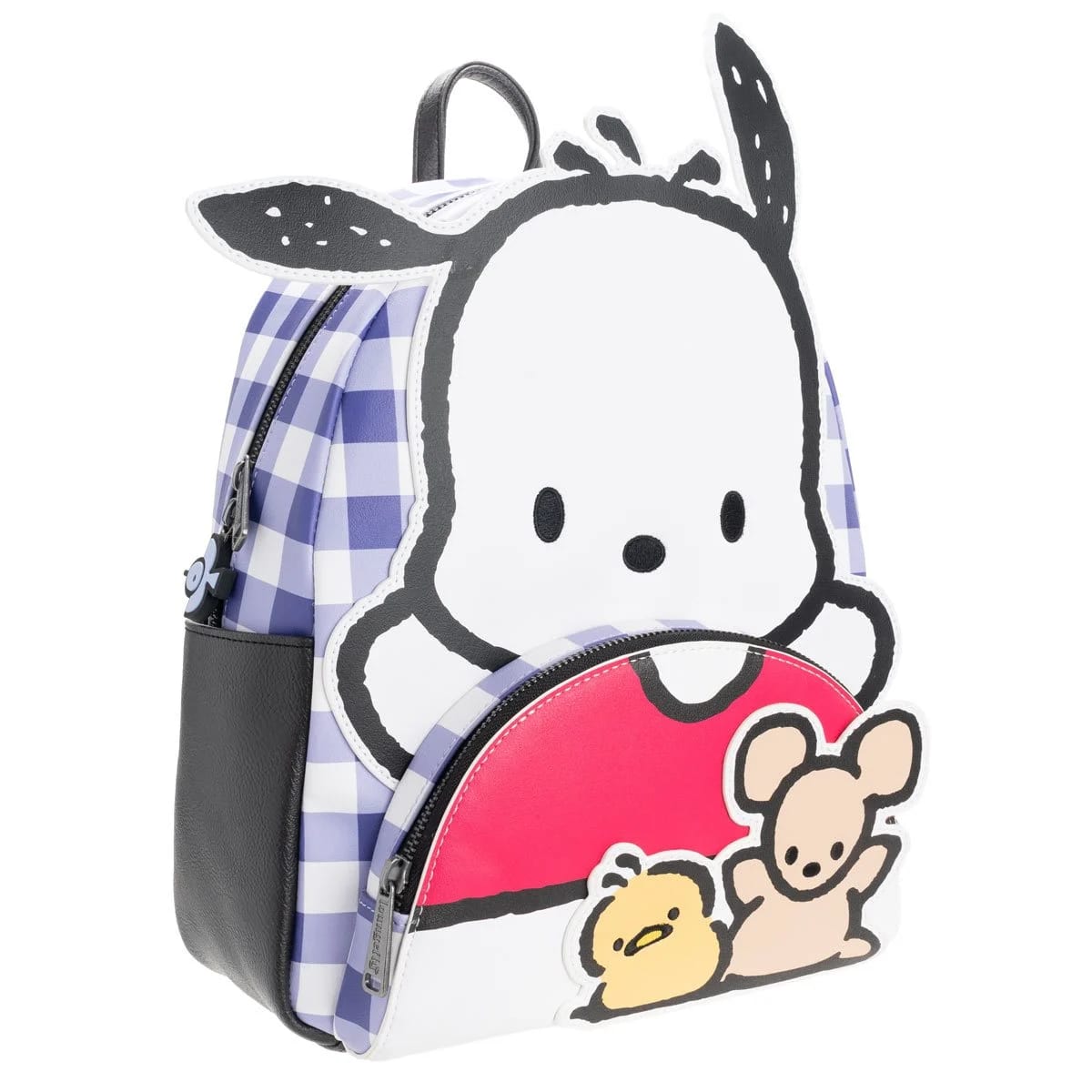 Sanrio Pochacco Cosplay Plaid Mini-Backpack - Entertainment Earth Exclusive - Toys - New - CaveGamers - Image 3