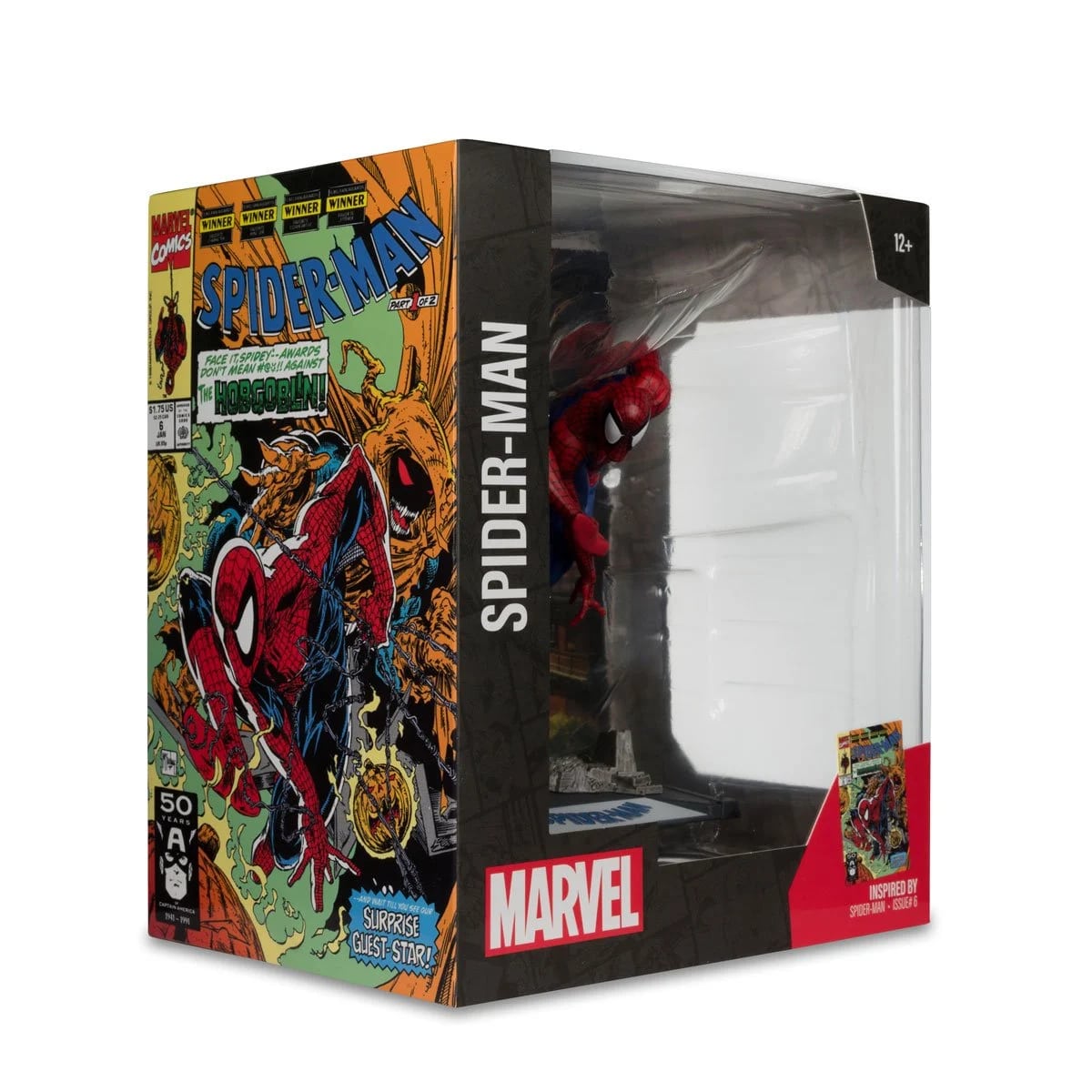 Marvel Wave 1 Spider-Man #6 1:10th Scale Posed Figure with Scene Action Figures - Toys - New - CaveGamers - Image 2