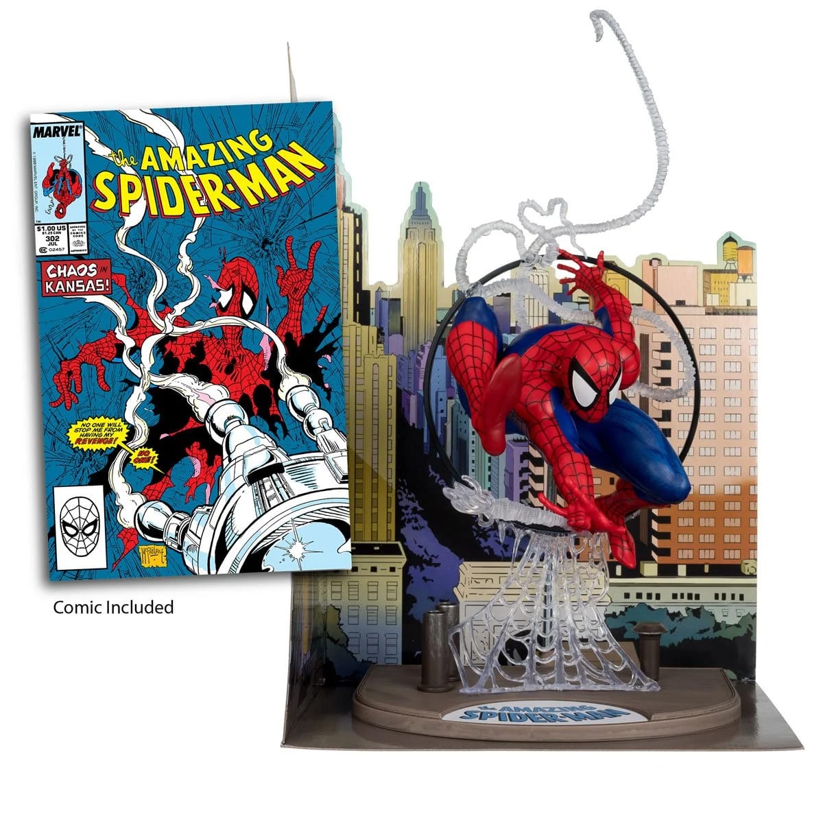 Marvel Spider-Man The Amazing Spider-Man #301 1:6th Scale Posed Figure Action Figures - Toys - New - CaveGamers - Image 4