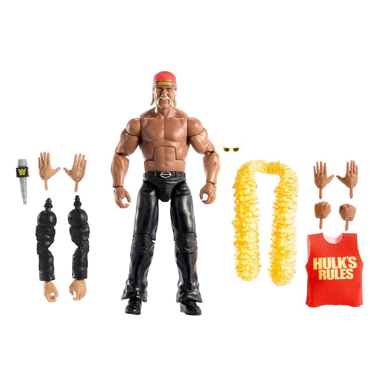 WWE WrestleMania Elite Hulk Hogan Action Figure Action Figures - Toys - New - CaveGamers - Image 3
