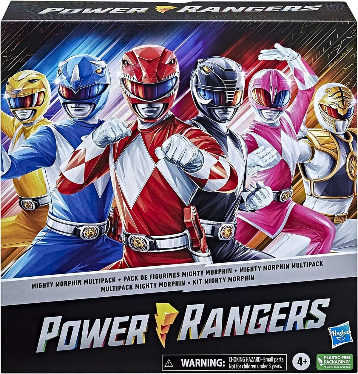Power Rangers Mighty Morphin Multipack (6-pack) Action Figures - Toys - New - CaveGamers