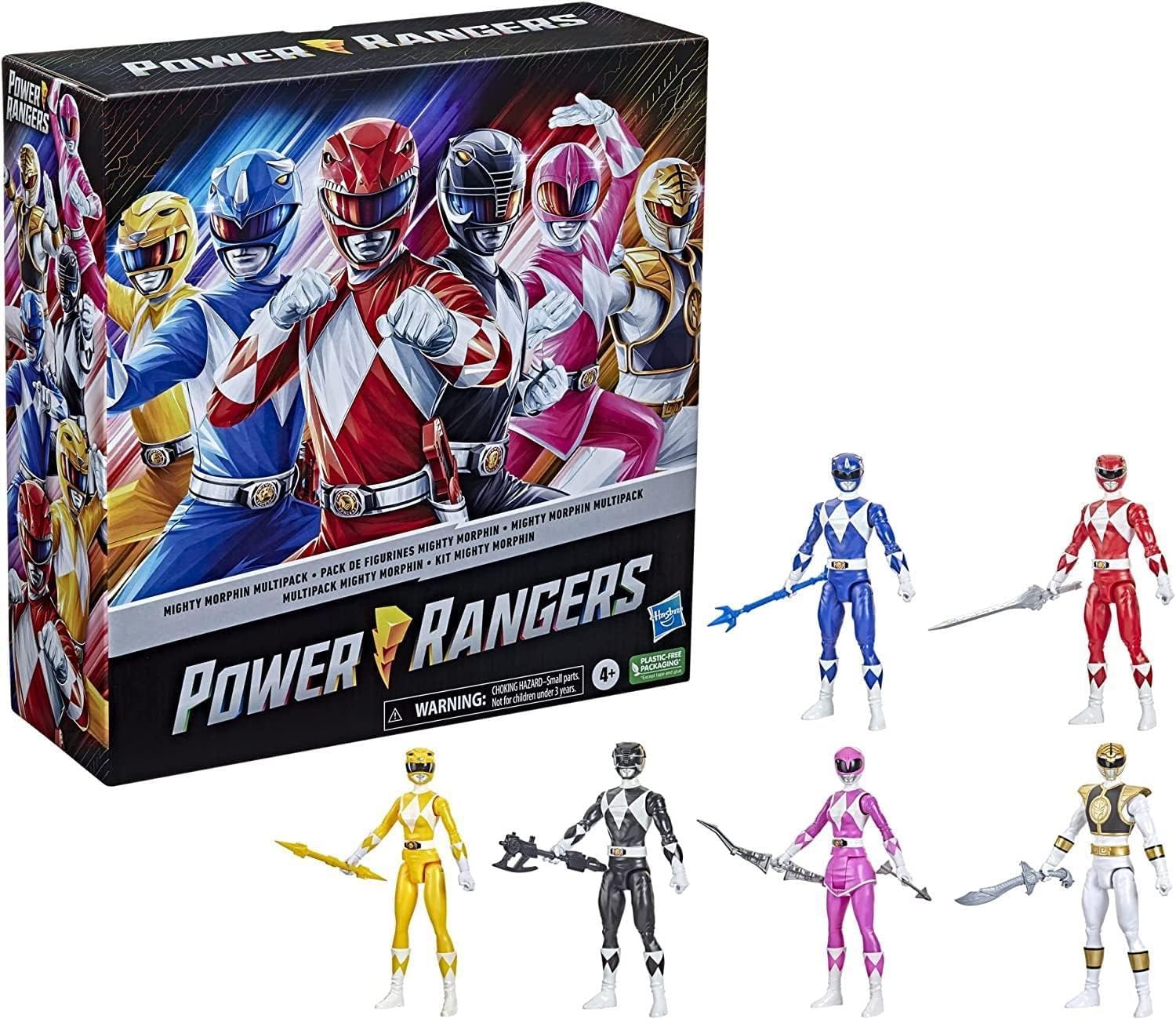 Power Rangers Mighty Morphin Multipack (6-pack) Action Figures - Toys - New - CaveGamers - Image 3