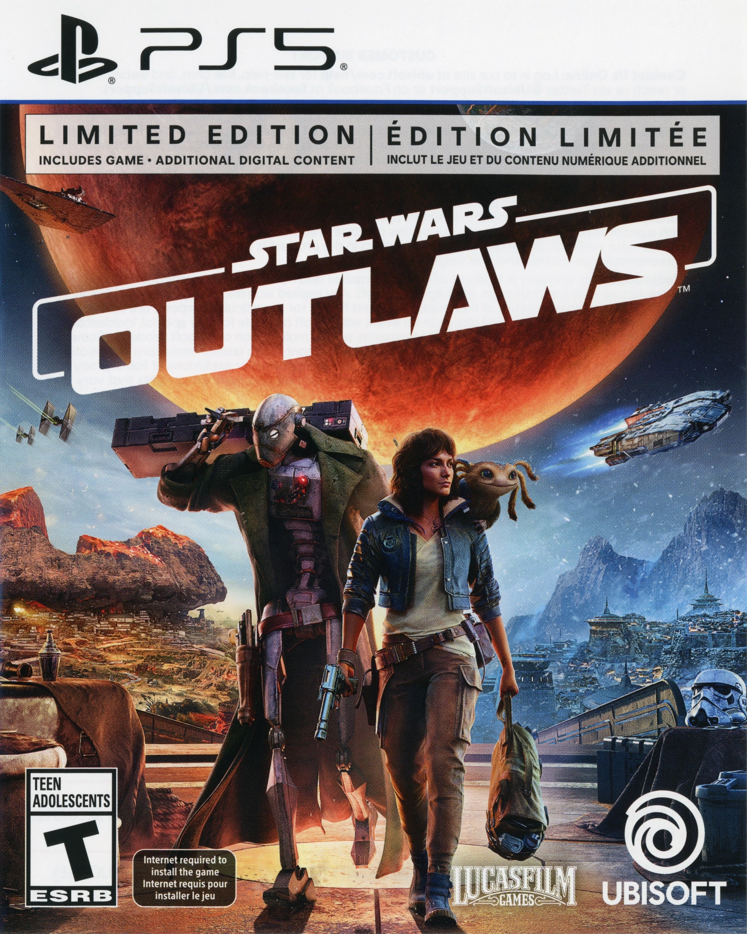 Star Wars Outlaws PS5 - Video Game - Used - CaveGamers