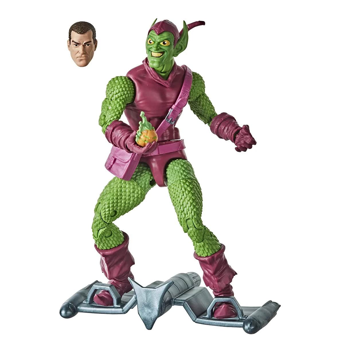 Marvel Legends Spider-Man Retro Green Goblin 6" Action Figure Action Figures - Toys - New - CaveGamers - Image 2