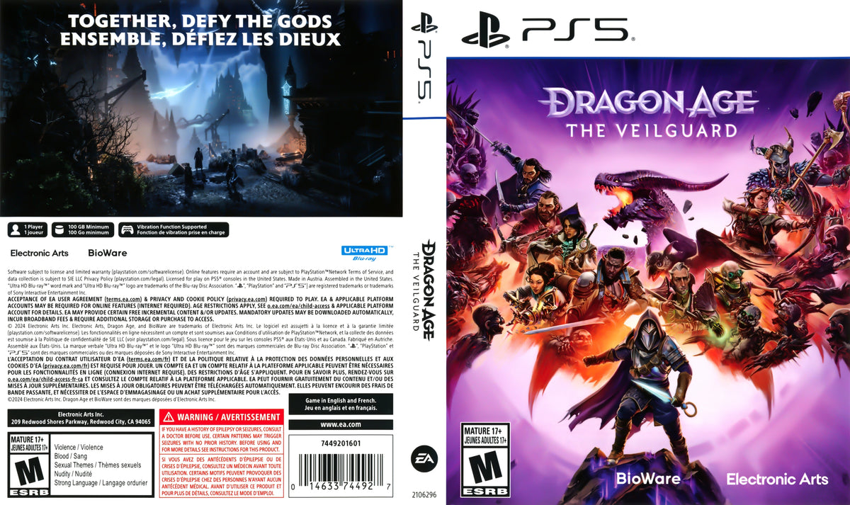 Dragon Age: The Veilguard PS5 - Video Game - Used - CaveGamers - Image 4