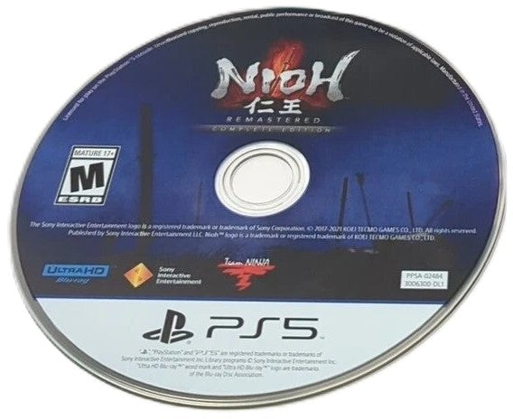 Nioh Remastered Complete Edition (Blue) PS5 - Video Game - Used - CaveGamers - Image 3