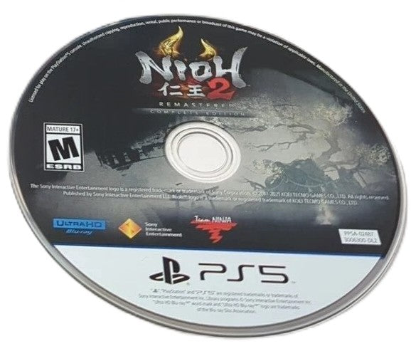 Nioh 2 Remastered Complete Edition (Gray) PS5 - Video Game - Used - CaveGamers - Image 3